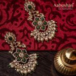 Gorgeous Gold Pearl Earrings From Aabushan Jewellery