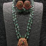 Classic Beaded Necklace Set From Glitters Silver Jewellery