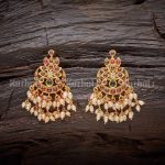 Cute Pearl Earrings From Kushals Fashion Jewellery
