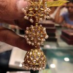 Ethnic Gold Earring From Premraj Shantilal Jain Jewellers