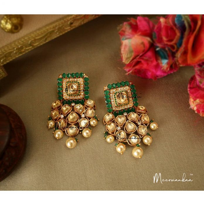 Eye Catching Earrings From Meermankaa - South India Jewels