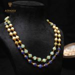 Fashionable Gold Layered Necklace From Arnav Jewellery