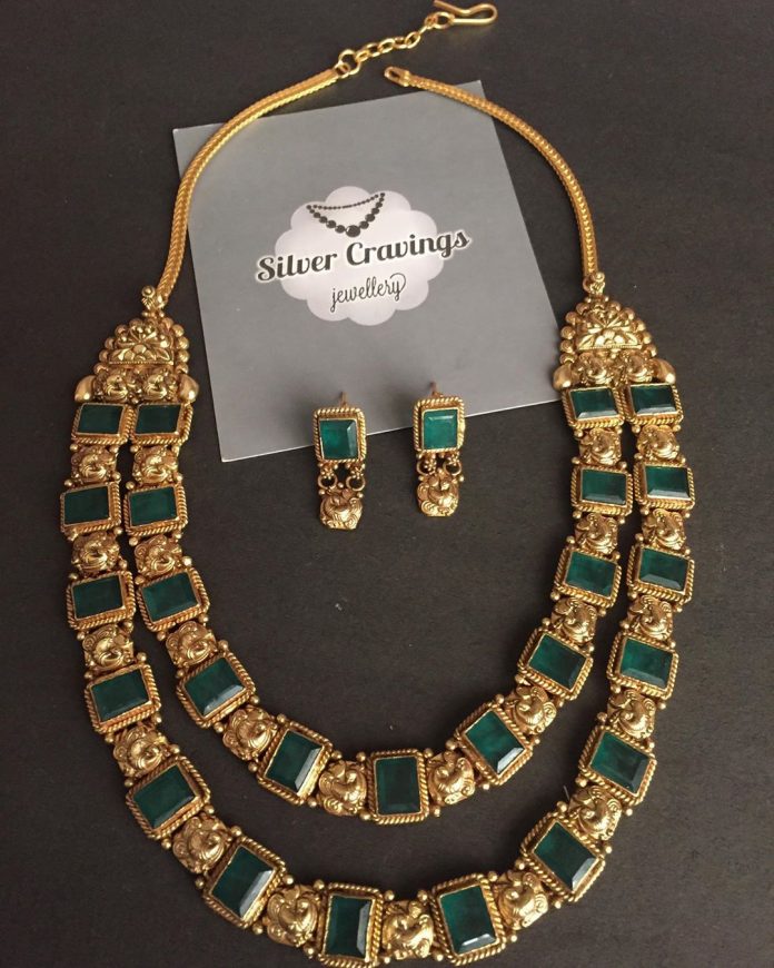 Stunning Kolapuri Peacock Necklace From Silver Cravings Jewellery ...
