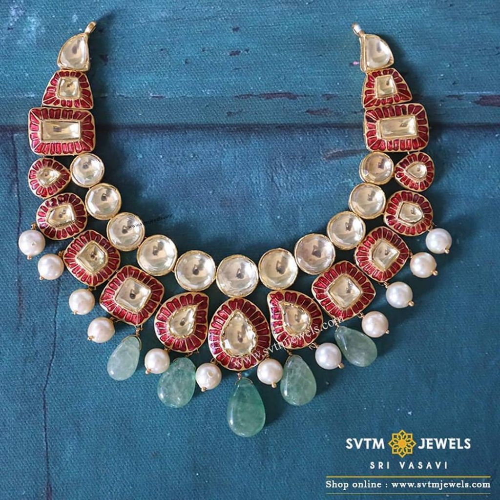 Trendy Gold Necklace From SVTM
