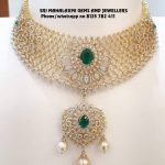 Alluring Diamond Choker From Sri Mahalakshmi Gems And Jewellers