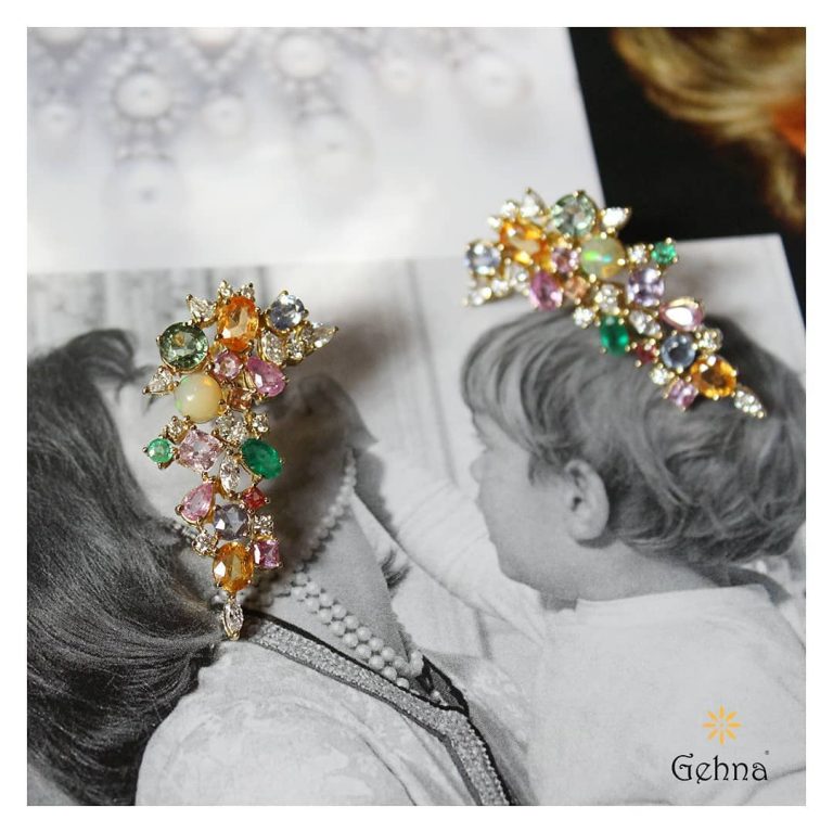 Gorgeous Diamond Earrings From Gehna India