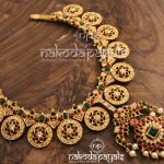 Pure Silver Gold Plated Necklace From Nakoda Payals