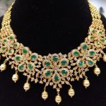 Stunning Gold Plated Silver Necklace From Samskruthi Jewellers