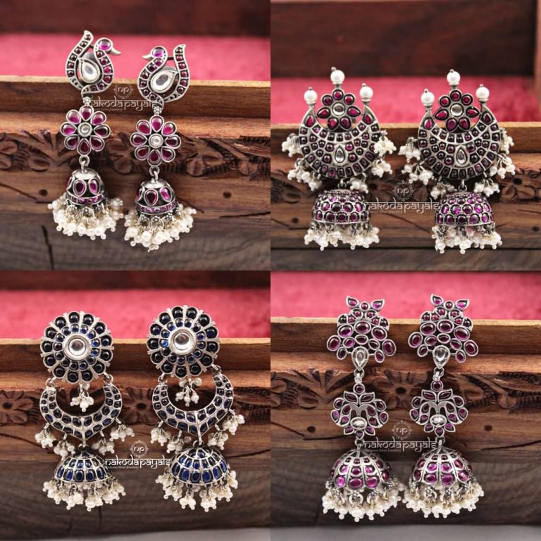 Stunning Silver Earrings From Nakoda Payals