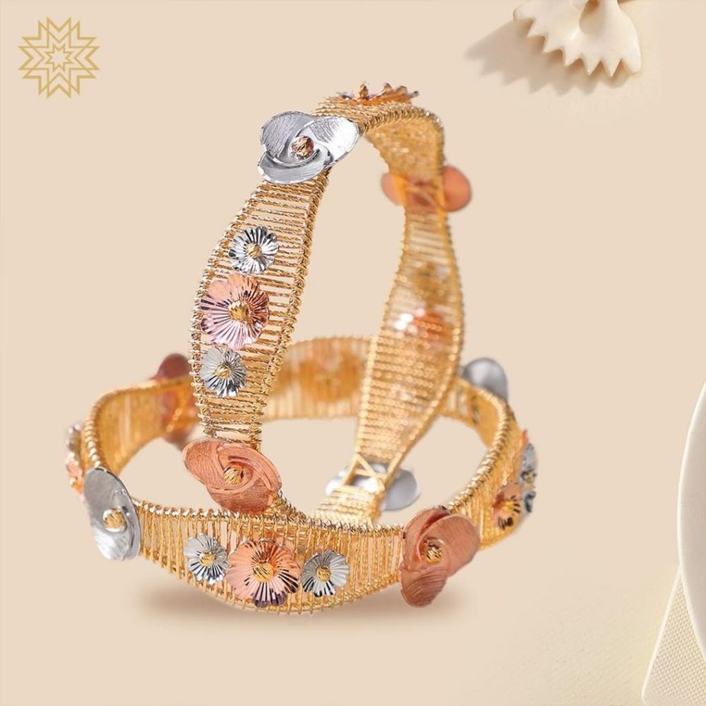 Trendy Gold Bangles From Manubhai Jewels
