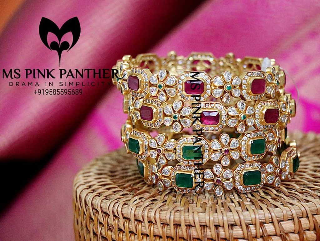 Beautiful Silver Bangles From MS Pink Panthers