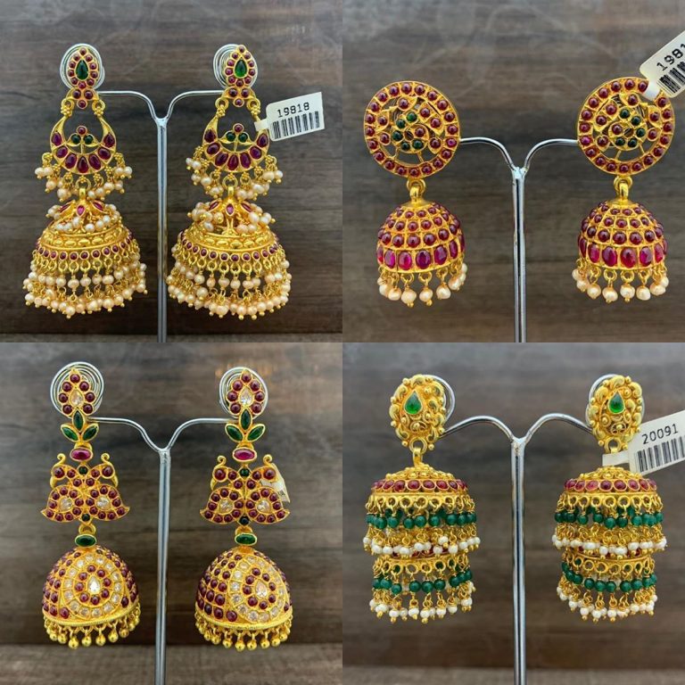 Beautiful Silver Jhumkas From Silver Stone Matapayals