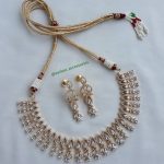 Classic Stone Neckalce And Earrings From Aashni Accessories