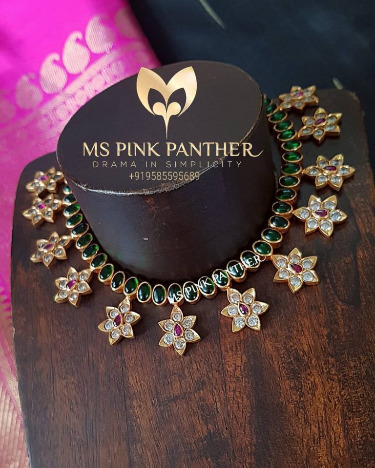 Ethnic Silver Necklace From Ms Pink Panthers