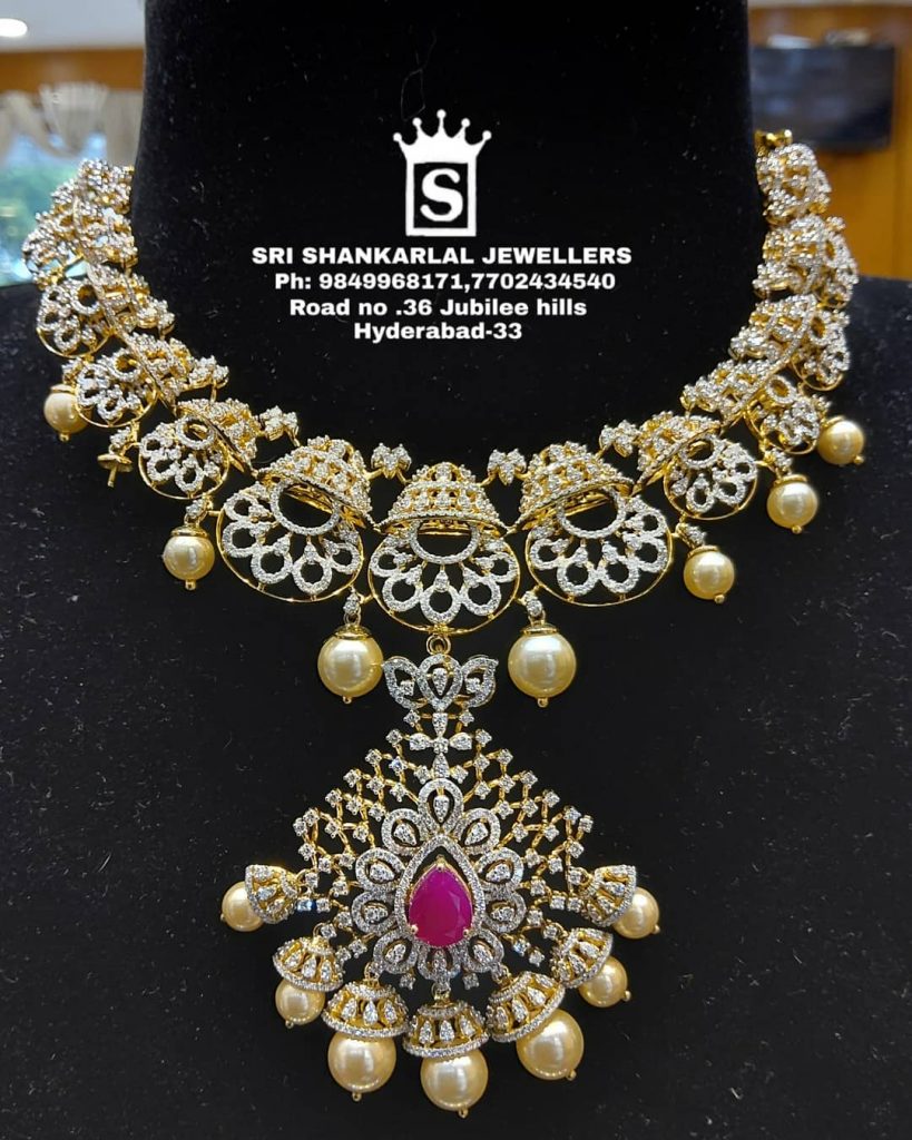 Magnificent Diamond Necklace From Sri Shankarlal Jewellers