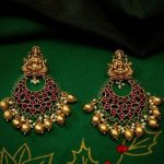Mahalakshmi Kemp Chandbali Earrings From Happy Pique