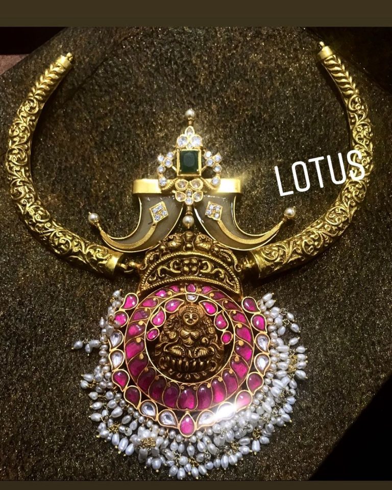 Traditional Temple Necklace From Lotus Silver Jewellery