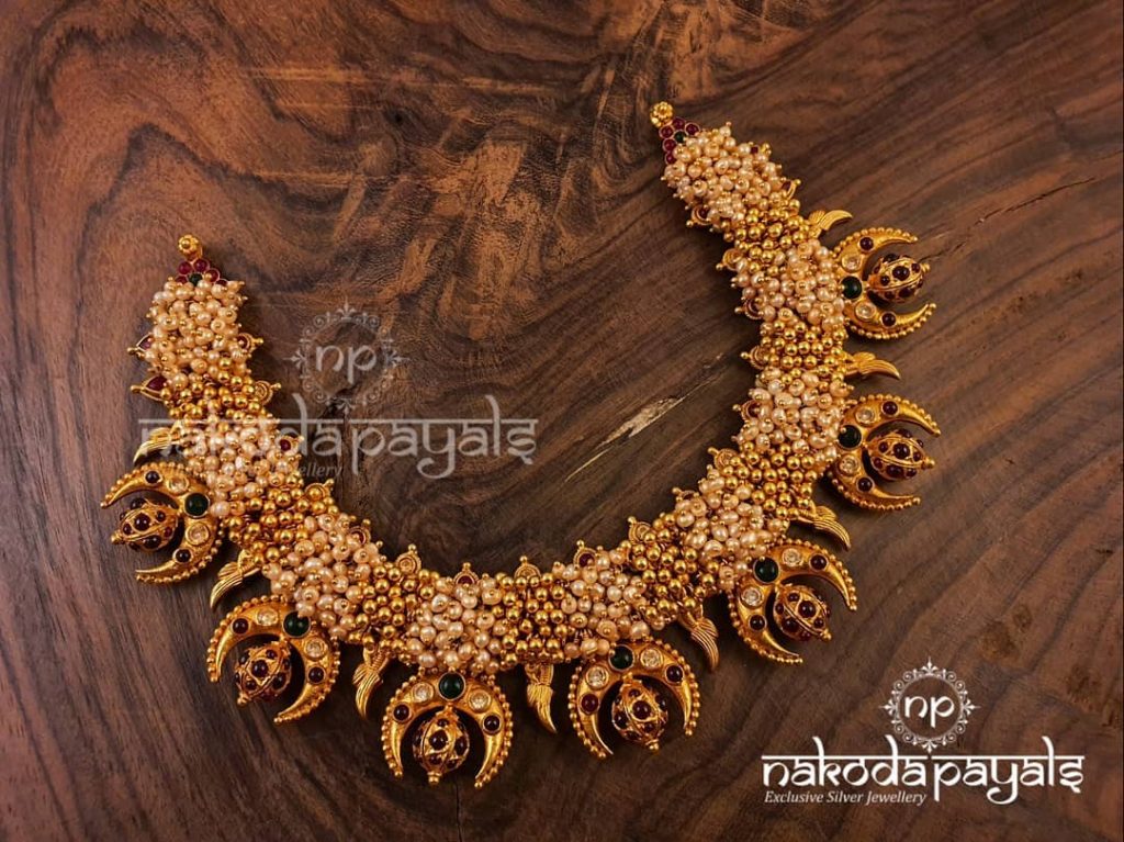 Classic Silver Necklace From Nakodpayals