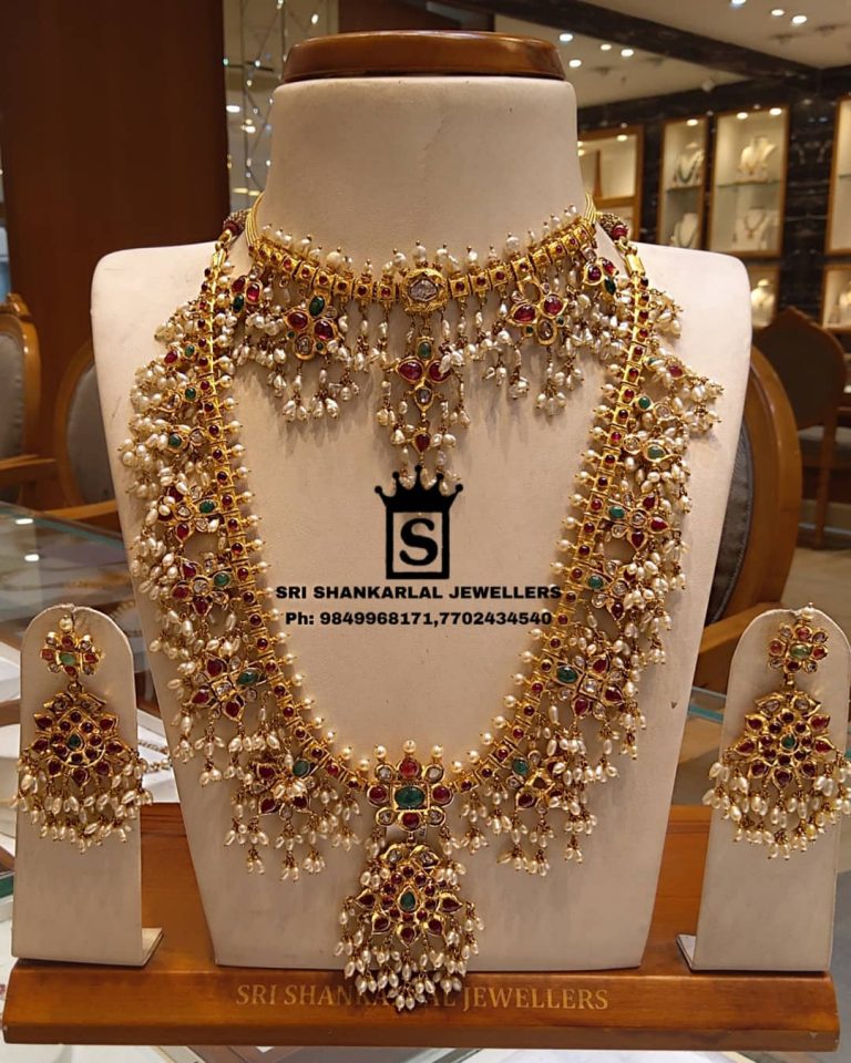 Exclusive Guttapusalu Haram Set From Sri Shankarlal Jewellers
