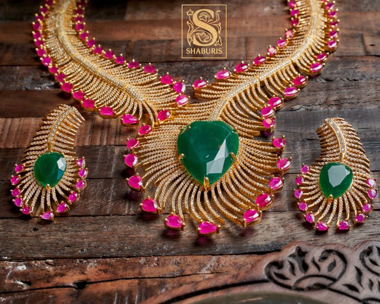 Eye Catching Necklace Set From Shaburis