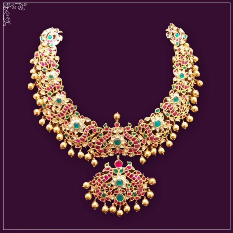 Antique Necklace From Manjula Jewellers
