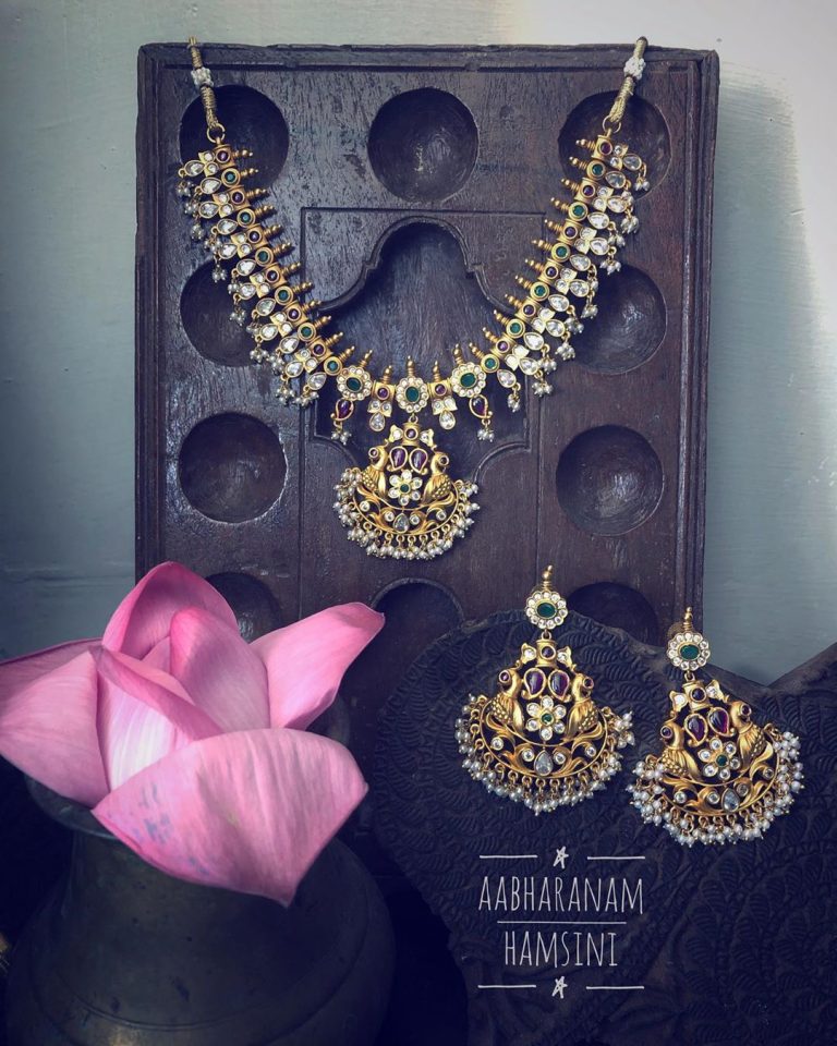 Cute Necklace Set From Aabharam