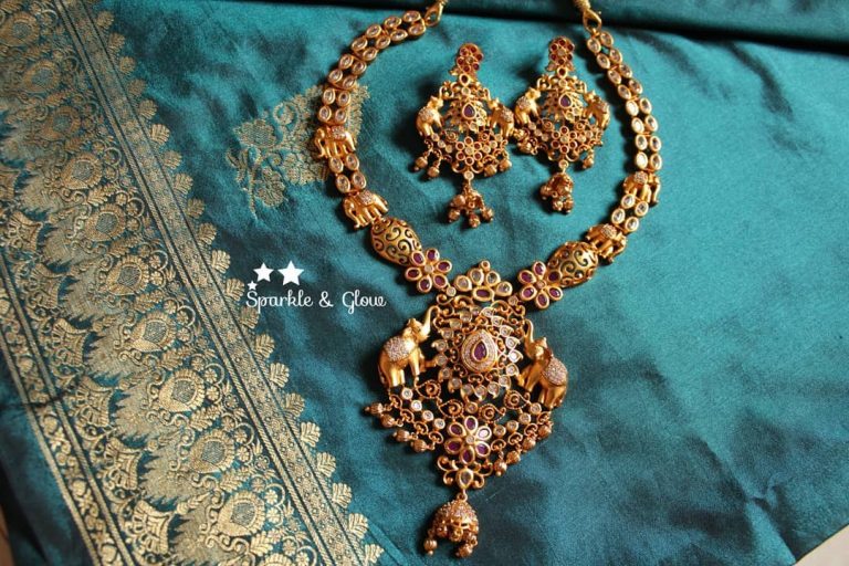 Elegant Necklace Set From Sparkle And Glow