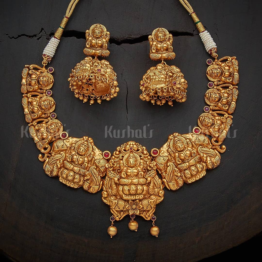 Kushal's 2025 temple jewellery