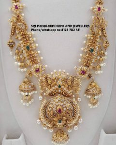 Exclusive Gold Necklace From Sri Mahalakshmi Gems And Jewellers - South ...