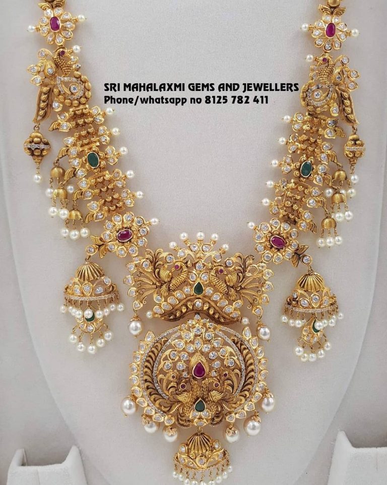 Exclusive Gold Necklace From Sri Mahalakshmi Gems And Jewellers