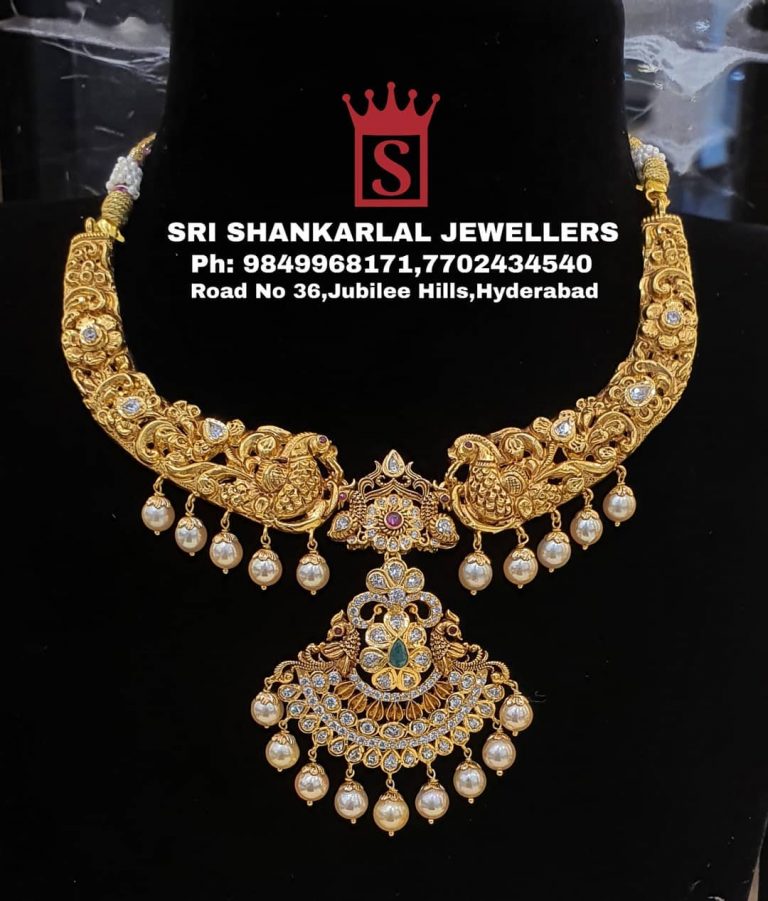 Exquisite Handcrafted Nakshi Necklace From Sri Shankarlal Jewellers
