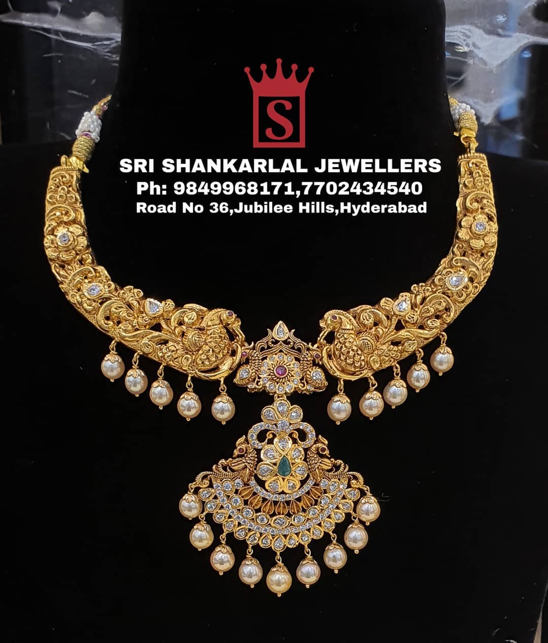 Exquisite Handcrafted Nakshi Necklace From Sri Shankarlal Jewellers ...