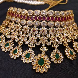 Grand Bridal Choker From Samskruthi Jewellers - South India Jewels