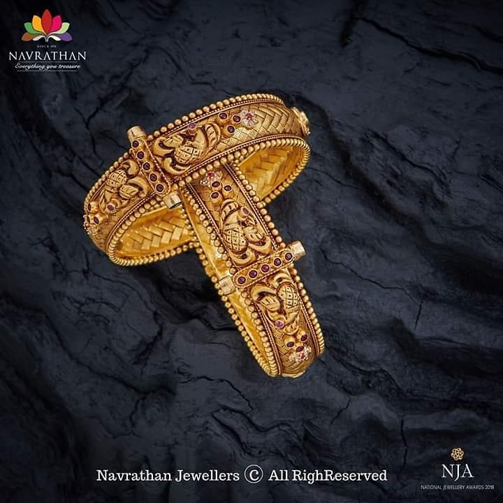 Luxury Gold Bangles From Navrathan1954