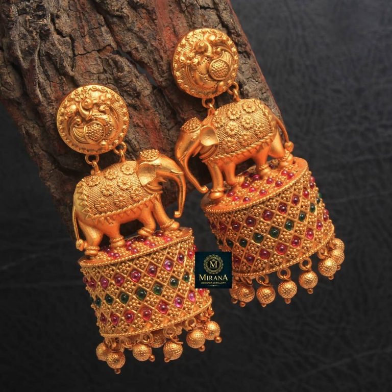 Unique Kundan Earrings From Miranbymegha