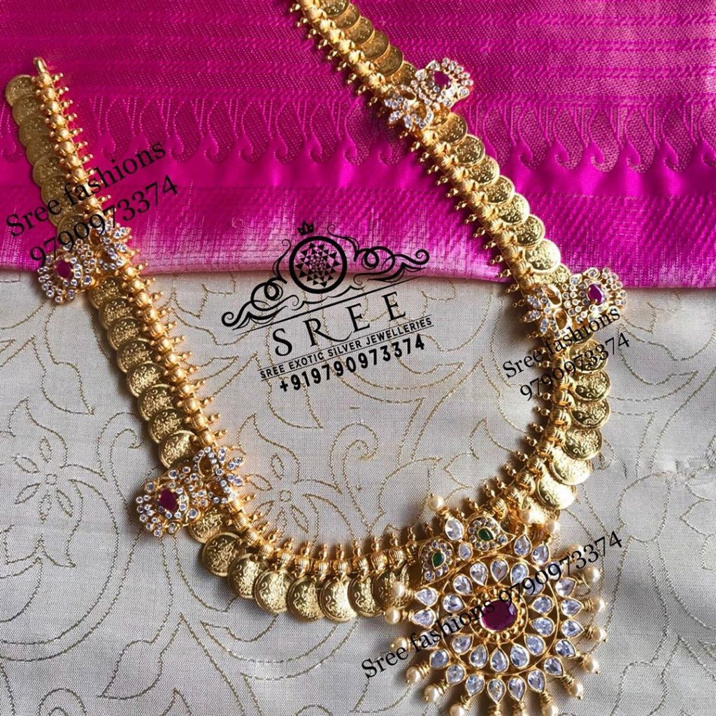Charming Silver Necklace From Sree Exotic Silver Jewelleries