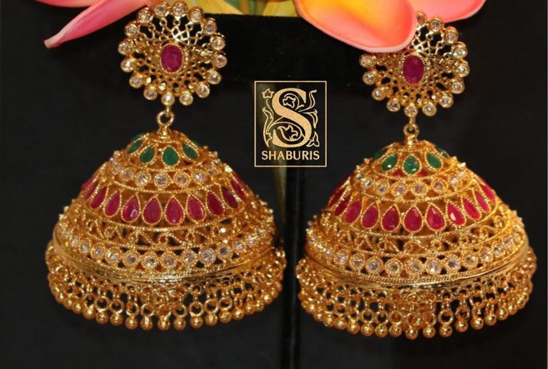 Grand Jhumkas From Shaburis