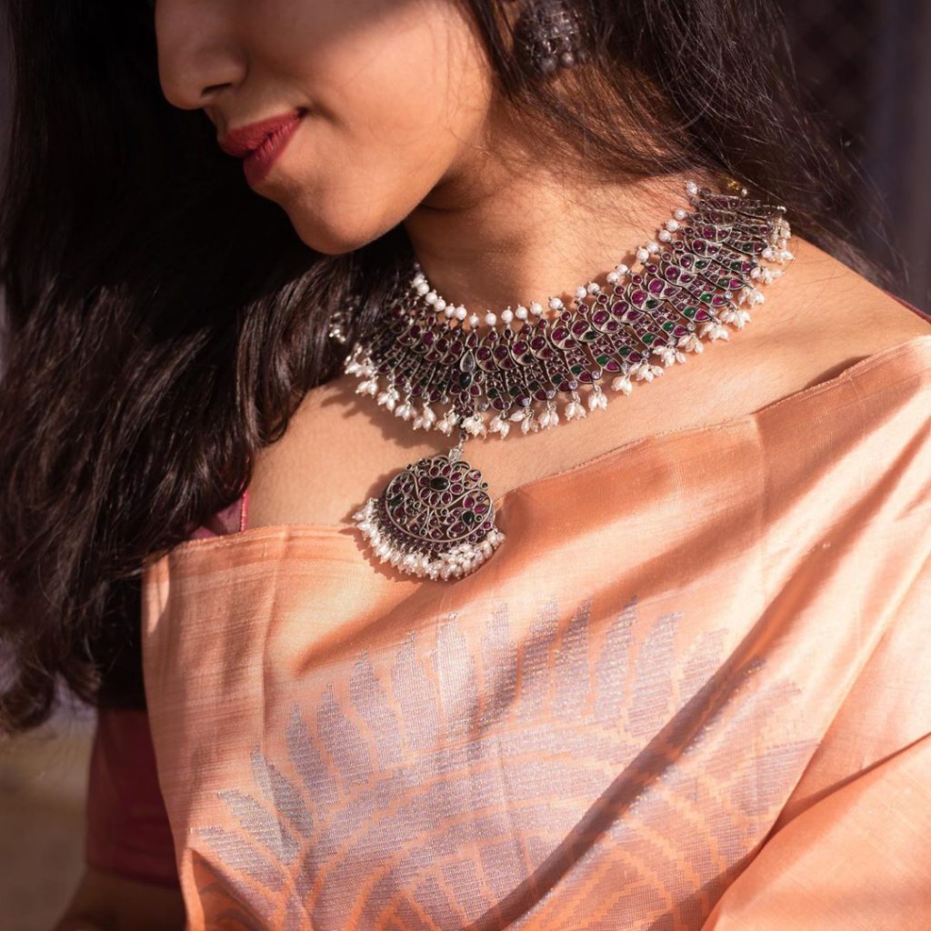 Grand Silver Necklace From Prade Jewels