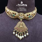 Nakshi Gold Choker From Amarsons Jewellery