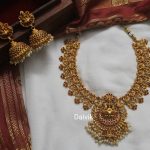 Ruby Lakshmi Necklace And Jhumkas From Daivik