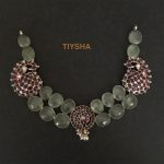 Trendy Silver Necklace From The Tiysha