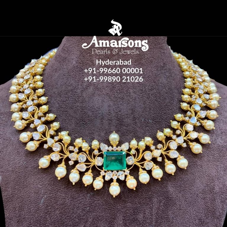 Unique Gold Necklace From Amarsons Jewellery