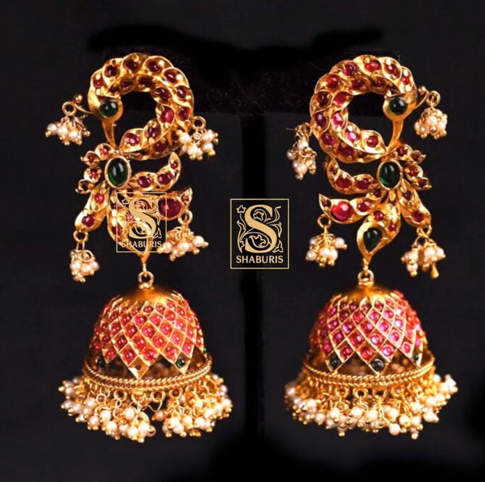 Unique Jhumkas From Shaburis - South India Jewels