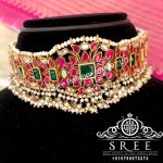 Adorable Silver Choker From Sree Exotic Silver Jewelleries