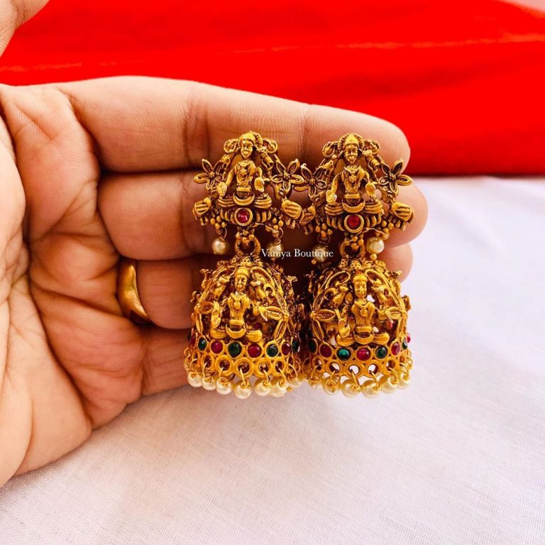 Grand Jhumkas From Vaniya Boutique