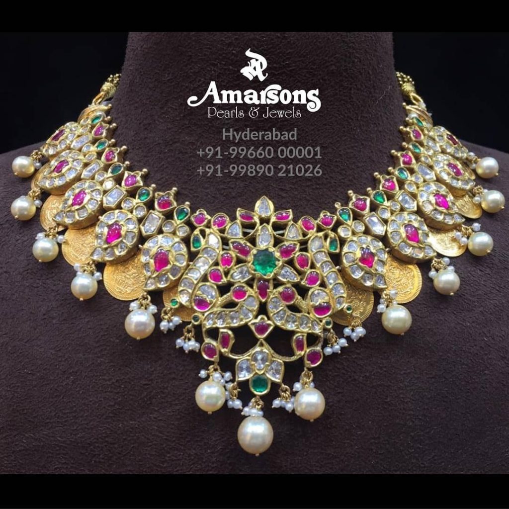 Grand Gold Necklace From Amarsons Pearls And Jewels