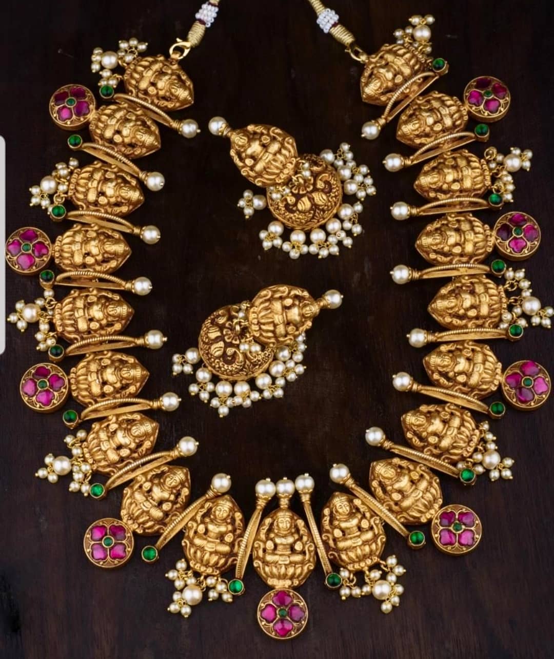 Beautiful Temple Long Necklace From Chennai Collections