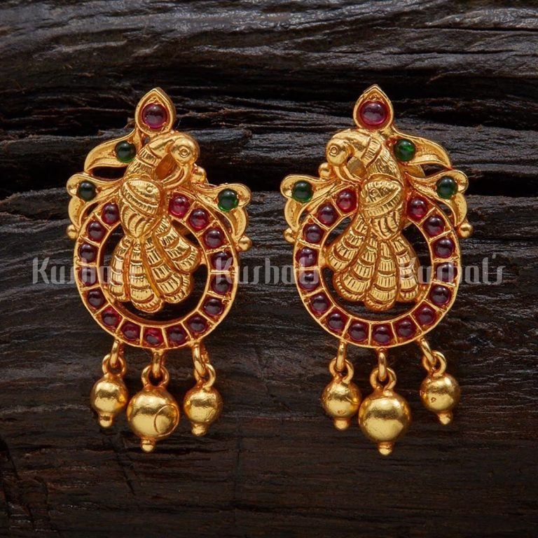 Ethnic Silver Earrings From Kushal's Fashion Jewellery