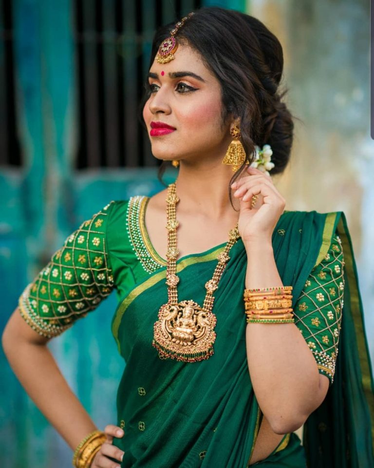 Ethnic Gold Plated Necklace Set From Lumi Bella Fashion