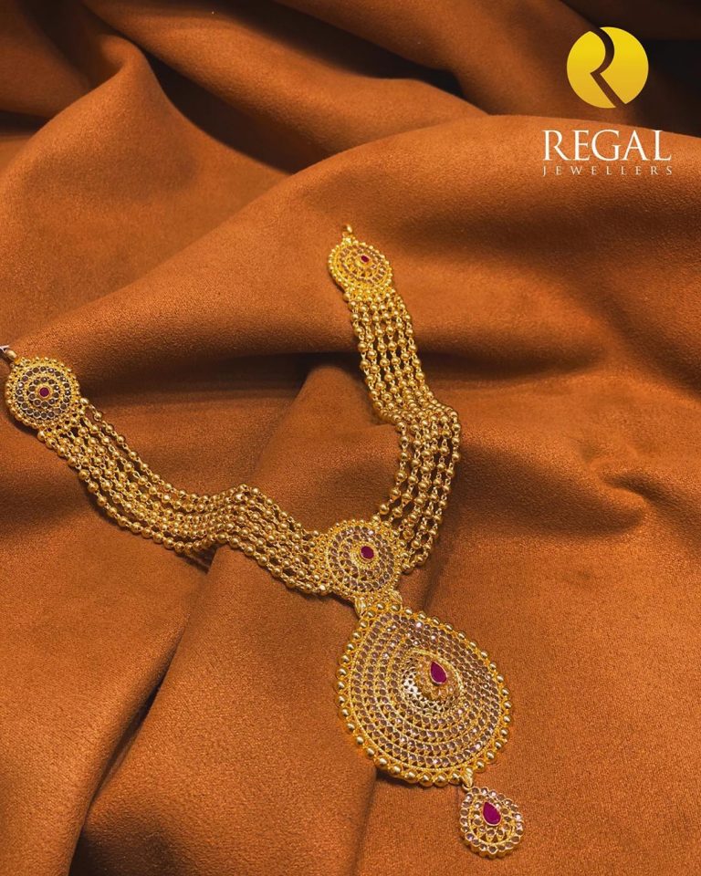 Designer Gold Necklace From My Regal Jewellers